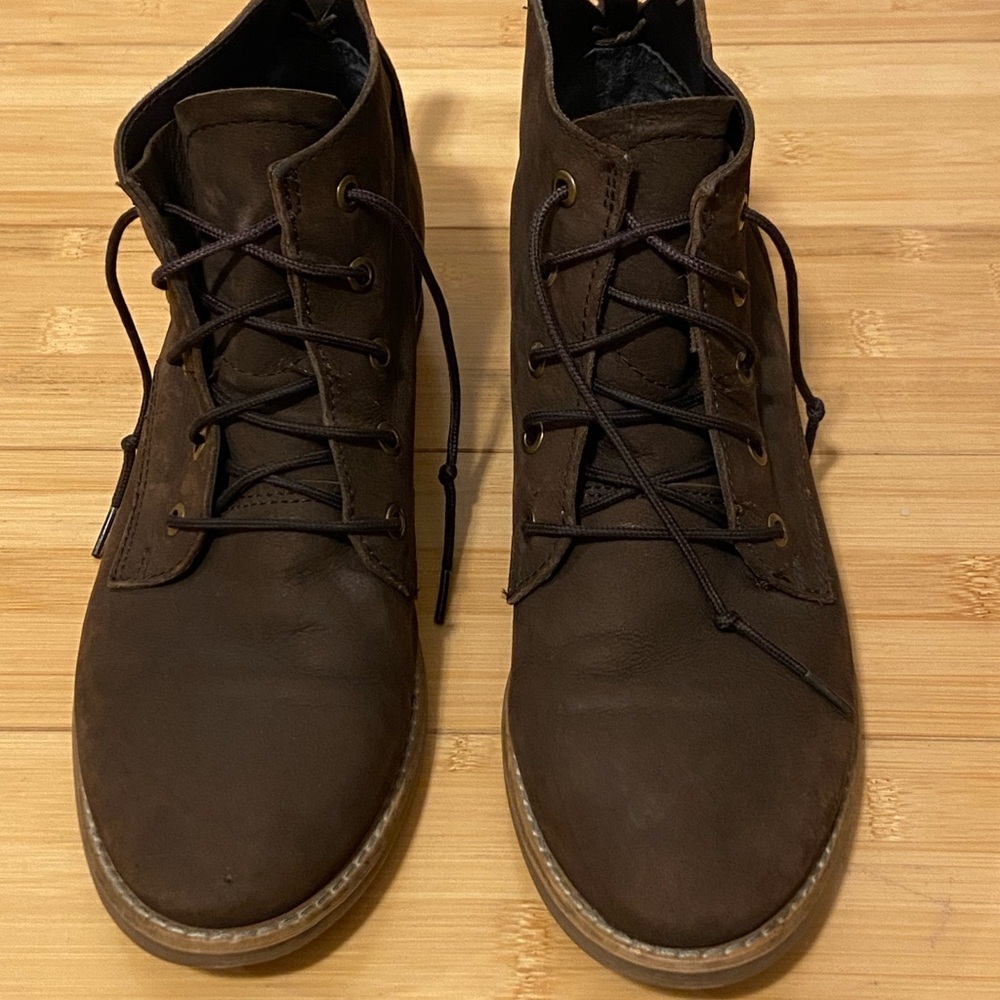 Diba True Brown Leather Chukka Boots | Ankle Boots 8.5 - Picture 4 of 7